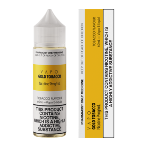 VAPO VAPE LIQ NICOTINE FREEBASE 9MG/ML 60ML TOBACCO