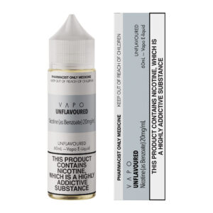 VAPO VAPE LIQ NICOTINE SALT 20MG/ML 60ML UNFLAVOURED