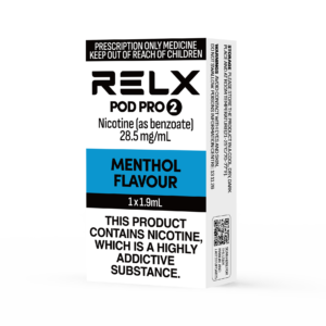 RELX PREFILLED VAPE PODS NICOTINE SALT 28.5MG/ML 1.9ML MENTHOL