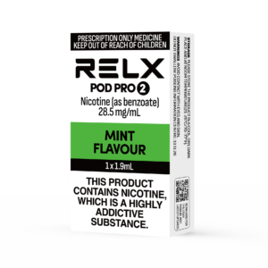 RELX PREFILLED VAPE PODS NICOTINE SALT 28.5MG/ML 1.9ML MINT